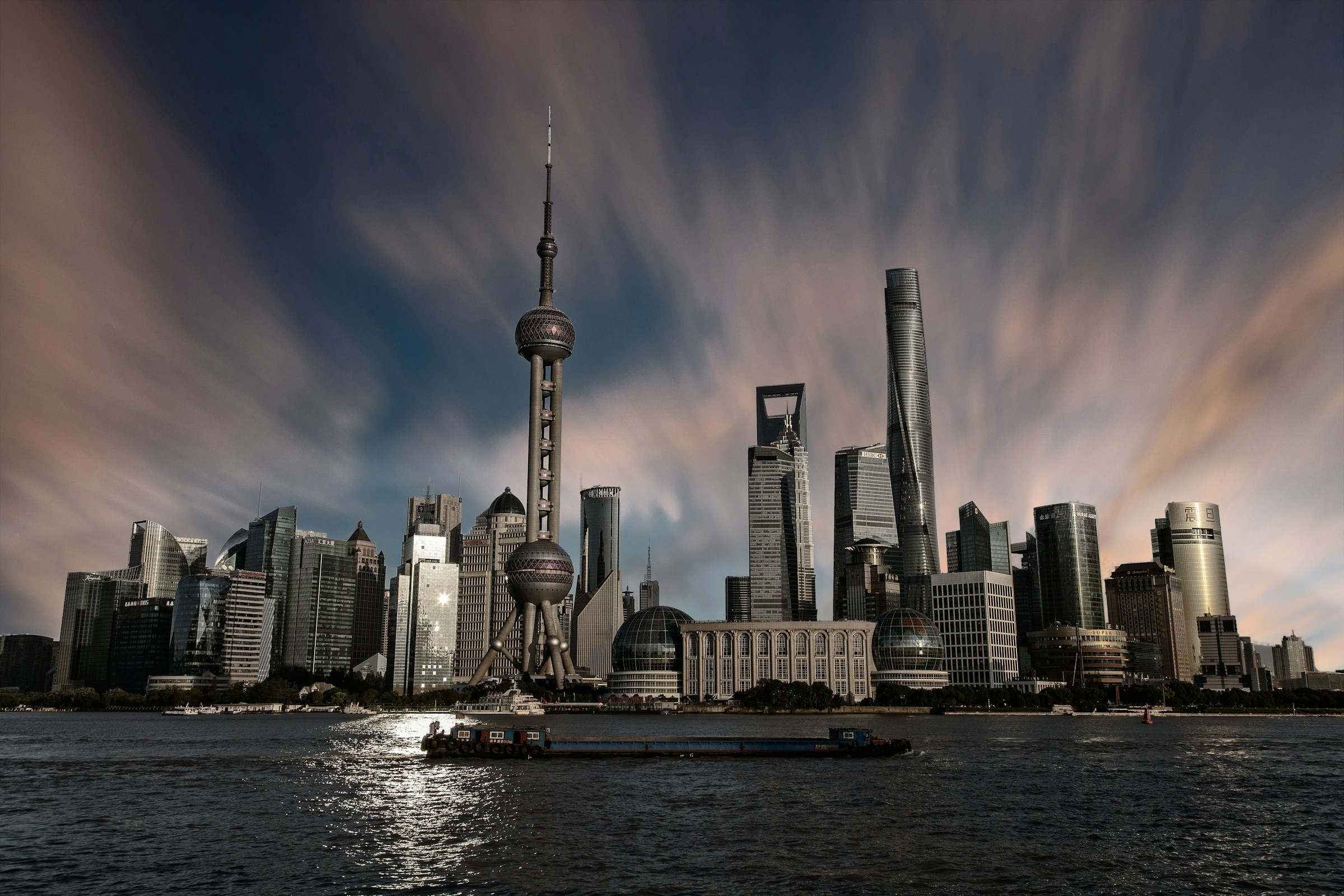 Shanghai skyline across the Huangpu River